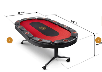 Premium Poker Table - 10 Players